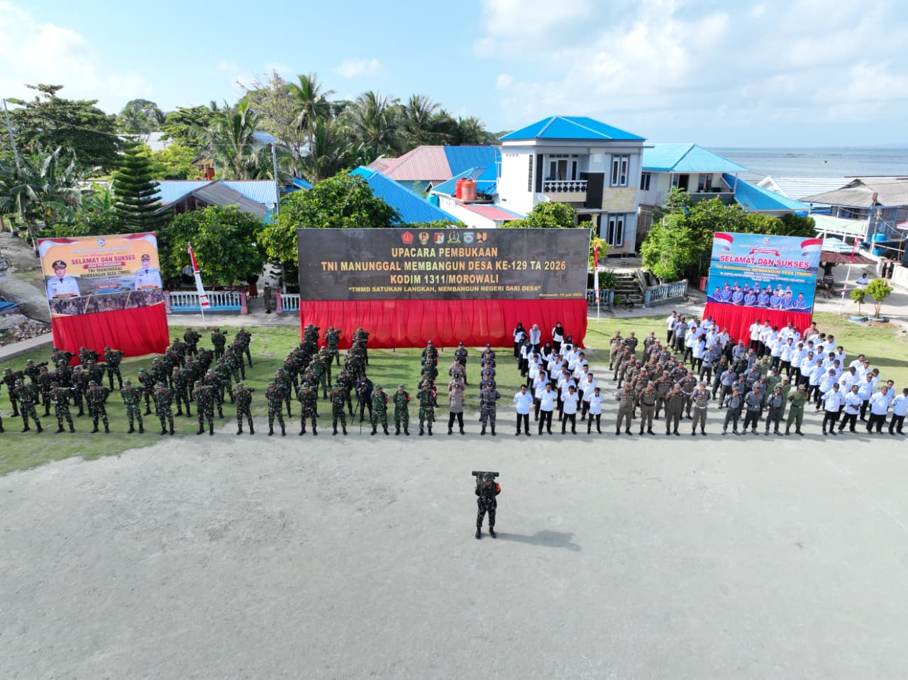 Pembukaan TMMD Ke-129 di Morowali: Sinergi TNI dan Pemerintah untuk Desa