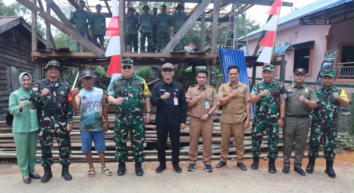 Evaluasi TMMD Ke-129 di Liang Bunyu: TNI dan Rakyat Bersatu Membangun