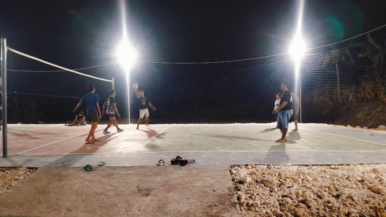 Kesempatan Baru bagi Pemuda Desa Tlemang di Lapangan Voli TMMD 129