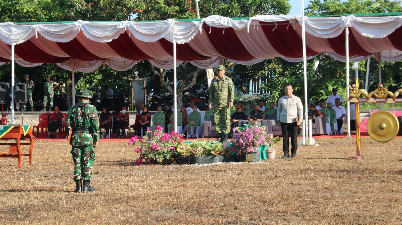 Forkopimda Bangka Tinjau Pembangunan TMMD Ke-129