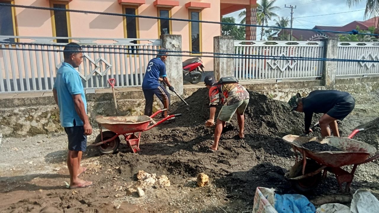 Kerja Keras Satgas TMMD Kembangkan Jembatan Gantung di Taddang Palie