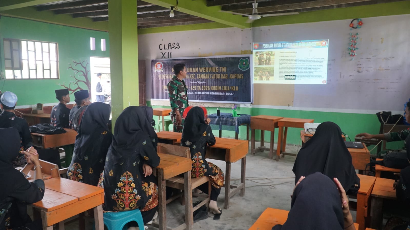 Peningkatan Kesadaran Kebangsaan Melalui Penyuluhan TNI TMMD Ke-129 di Desa Bandar Raya