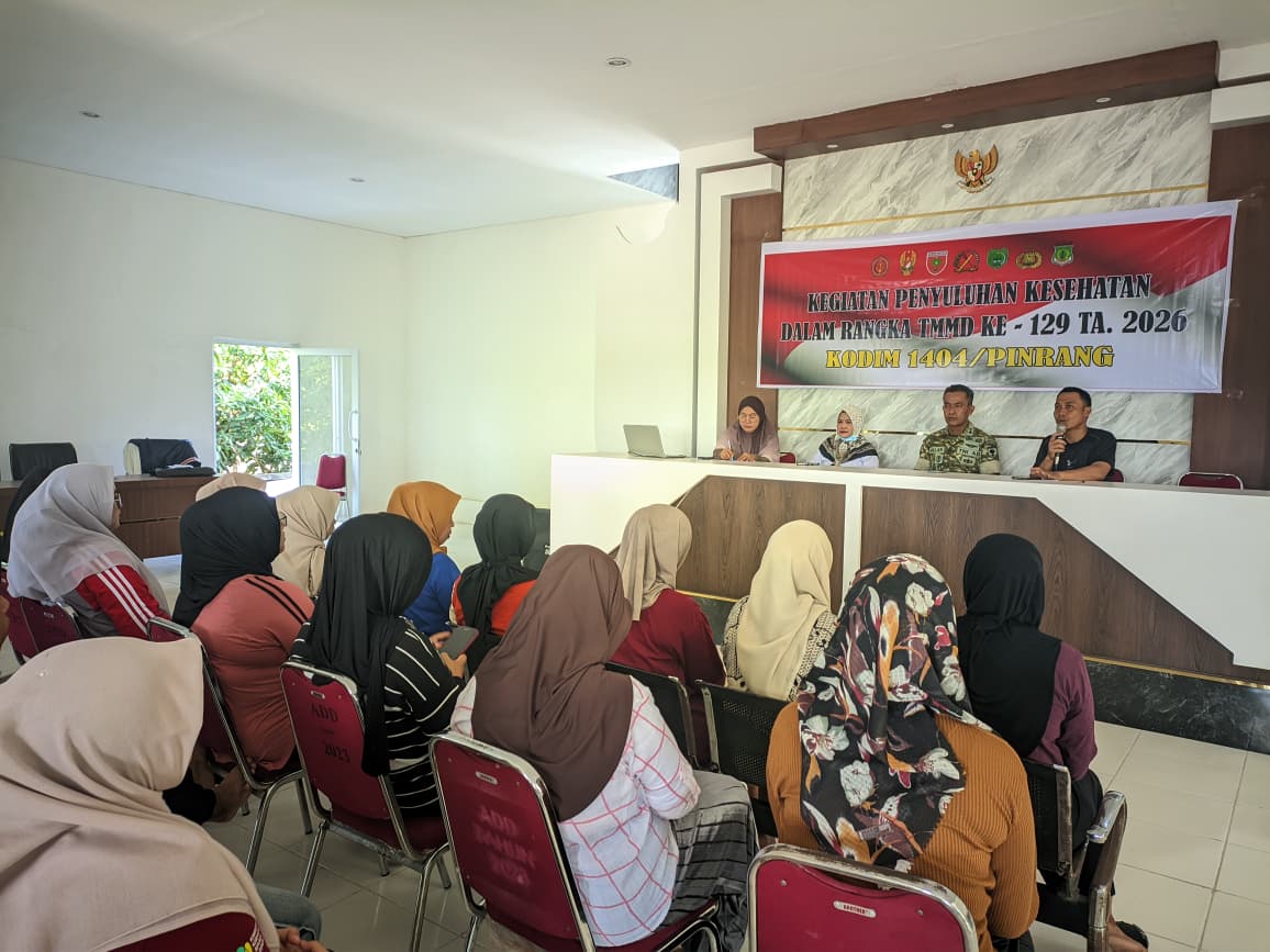 Edukasi Kesehatan oleh TMMD Ke-129 di Tanratuo