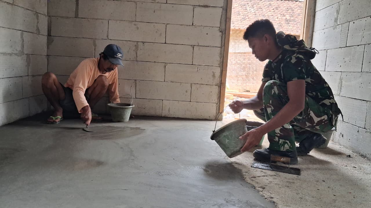 Tahap Akhir Pembangunan RTLH Melalui Program TMMD