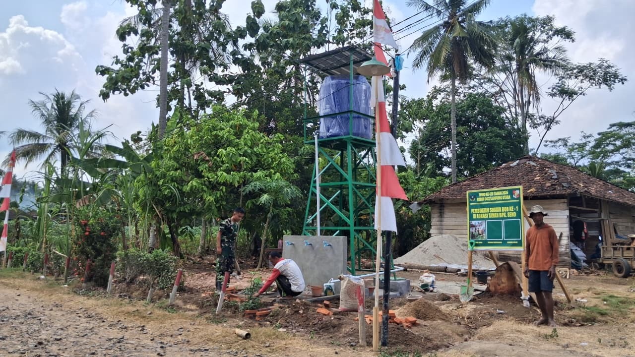 Kesejahteraan Masyarakat Melalui Air Bersih: Inisiatif Satgas TMMD