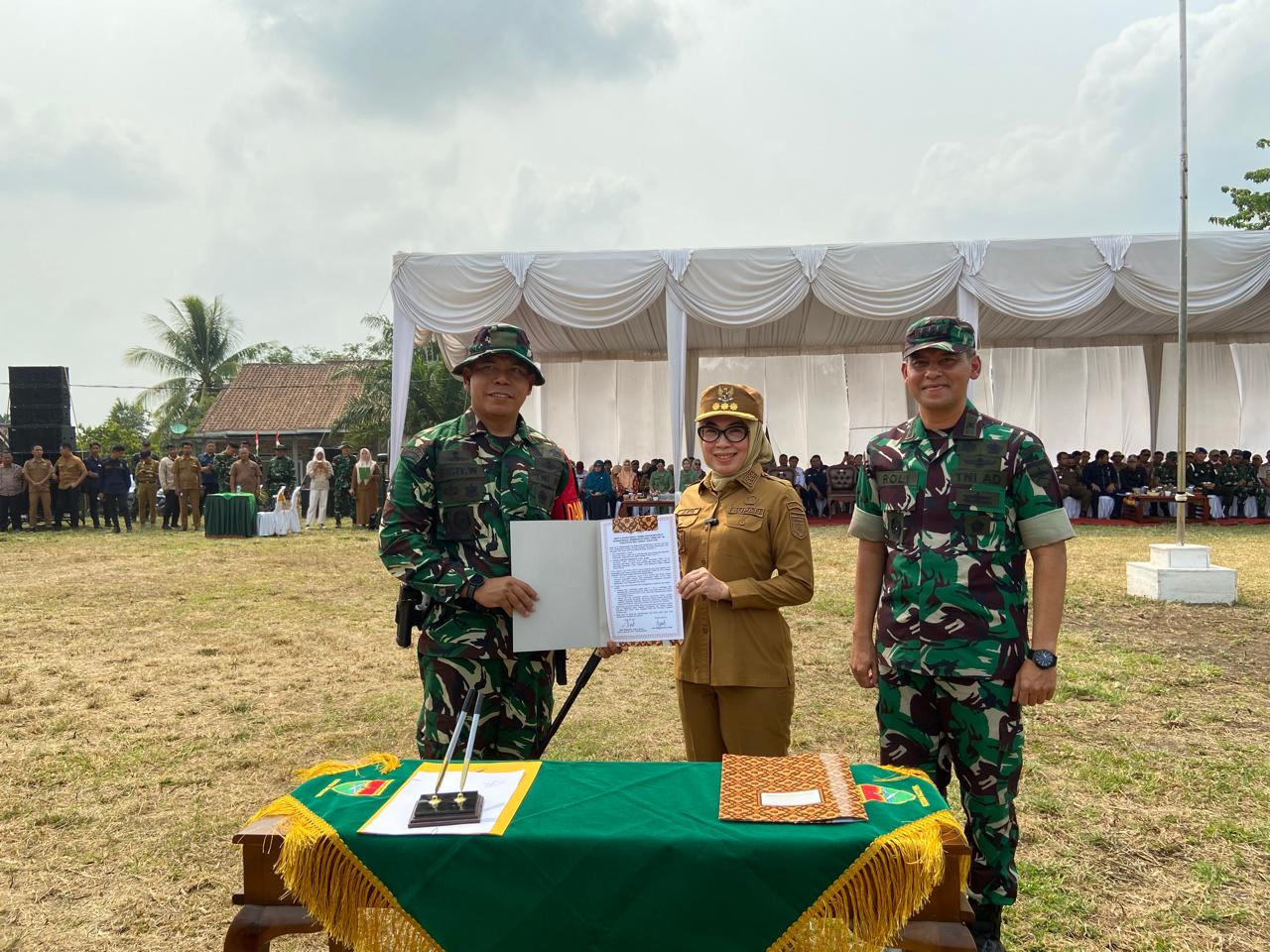 Peluncuran TMMD ke-130 di Way Kanan Jadi Awal Pembangunan Berbasis Komunitas