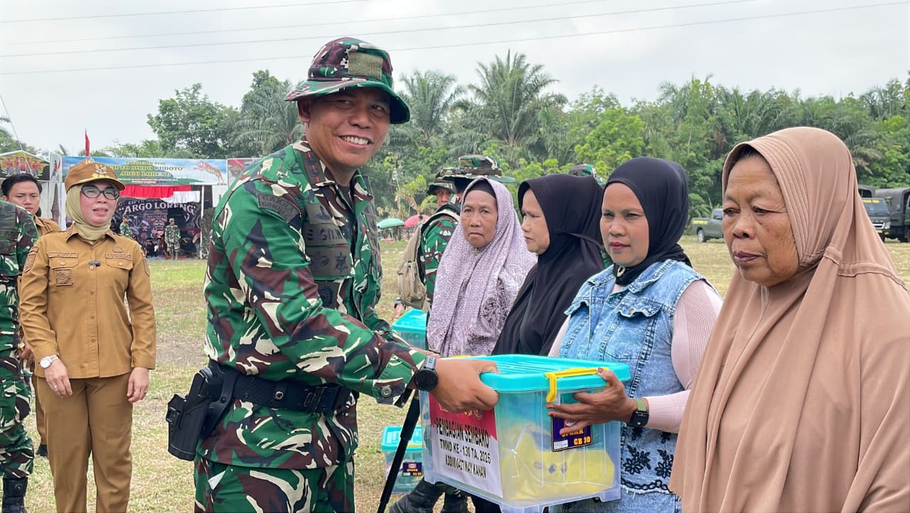 TNI Manunggal Membangun Desa: Aksi Sosial Kodim 0427 untuk Komunitas Gunung Sangkaran